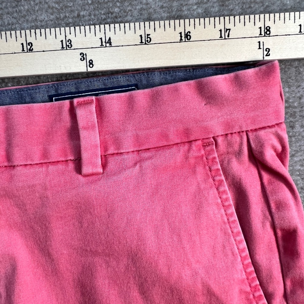 Vineyard Vines Mens Breaker Pant Pink Cotton Stretch Chino Trousers 36x30 - Picture 5 of 9